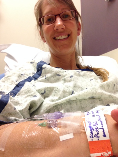 I am happy to be in pre-op and ready to rid myself of the fibroid mini-beasts likely lurking in my uterus.