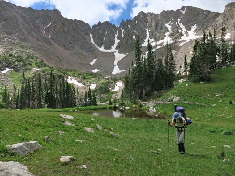 Trip number two consisted of a four-day hike into the Willow Lakes area of the Gore Range.